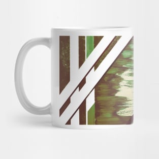 Bamboo grove in Autumn Green Mug